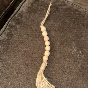 Wooden Bead Tassel Decor